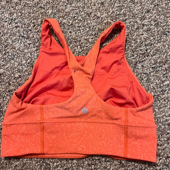 Orange Patterned Tank Top - Picture 2 of 3
